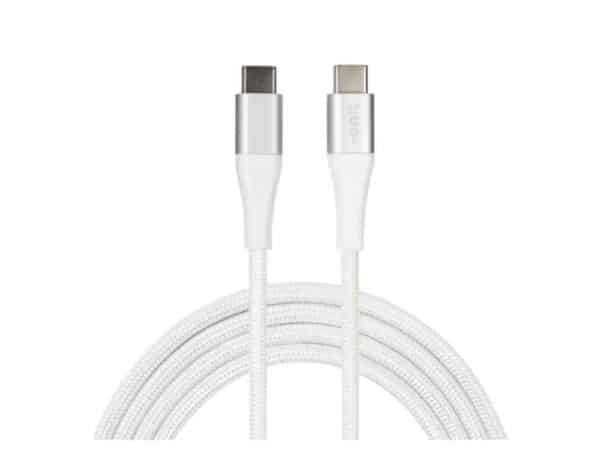 Kabel Onit USB 2.0 Typ C-C, schwarz - weiss – Bild 2